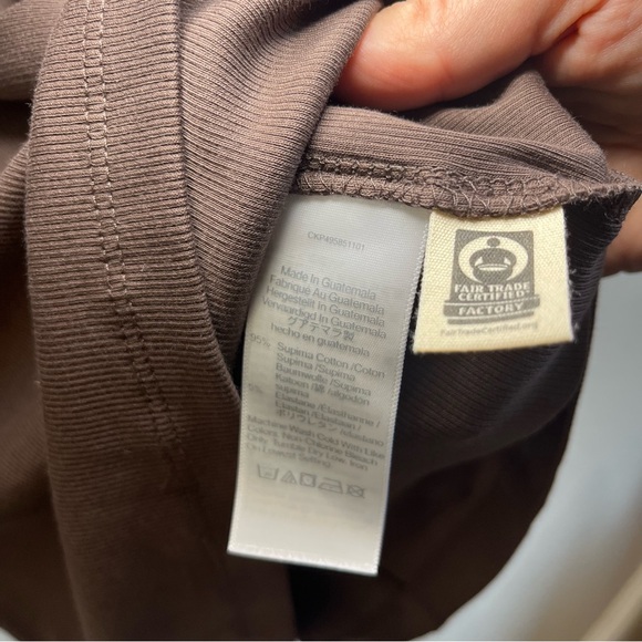 NWT Madewell (Re)generative Cotton Ribbed Scoopneck Tank XS - Picture 7 of 9